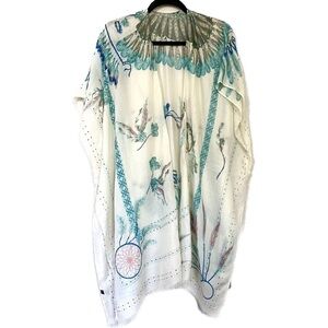 janice Apparel Kimono with Dream Catcher Design, One Size Fits All